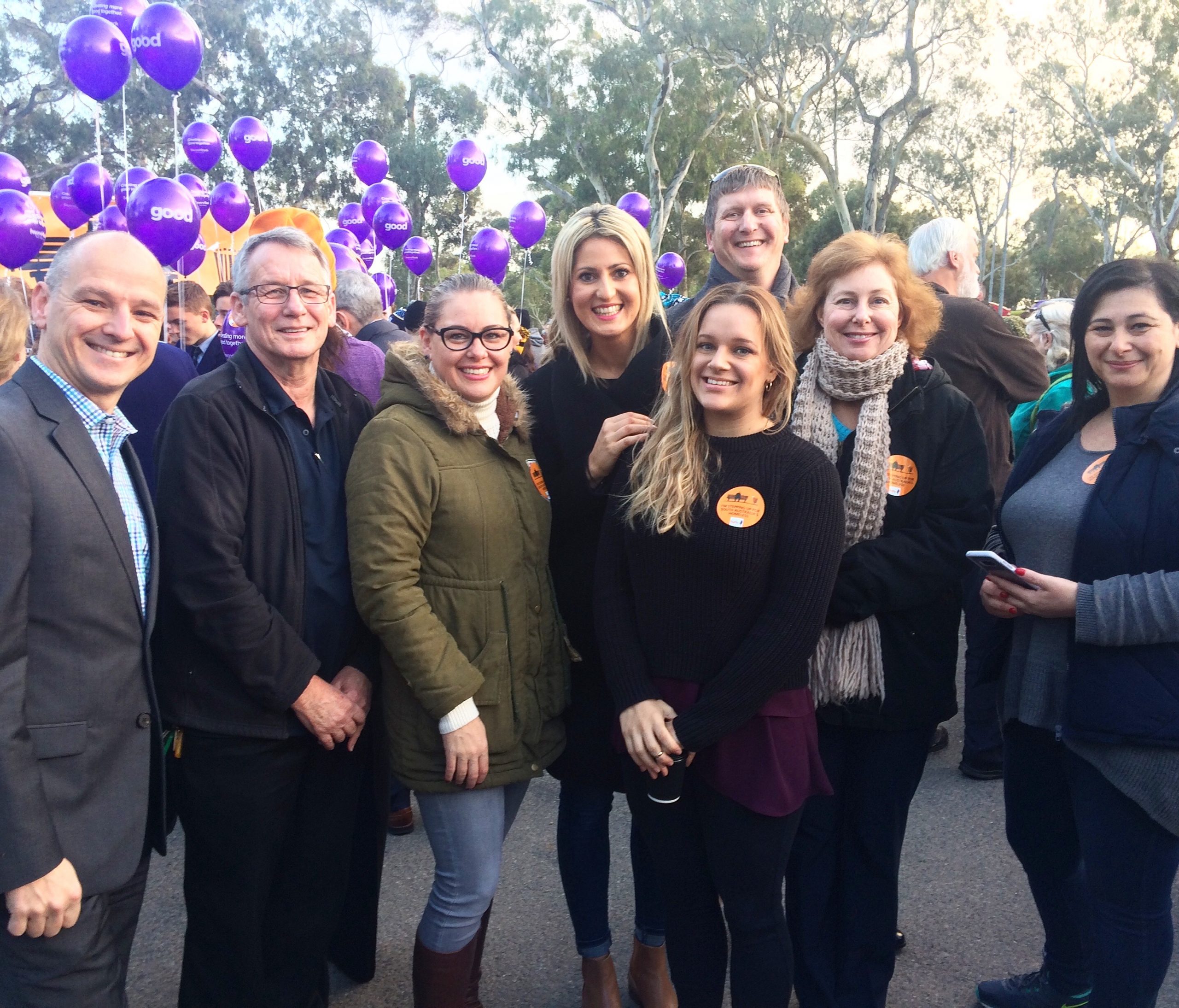 RSL Care SA staff support Walk a Mile in my Boots